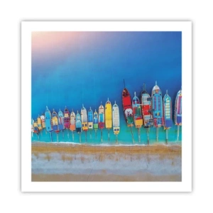 Affisch - Ur fågelperspektivet - 60x60 cm