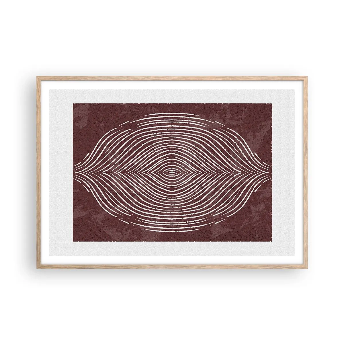 Affisch i ram av ljusek - Rymden talar - 100x70 cm