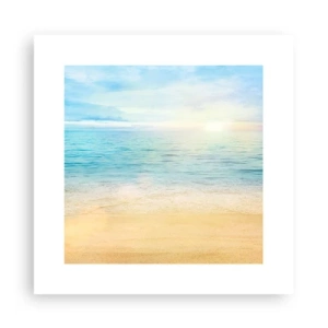 Affisch - Det stora blåa - 30x30 cm