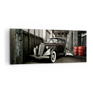 Canvastavla - Bild på duk - 30-talets tidlösa elegans. - 100x40 cm