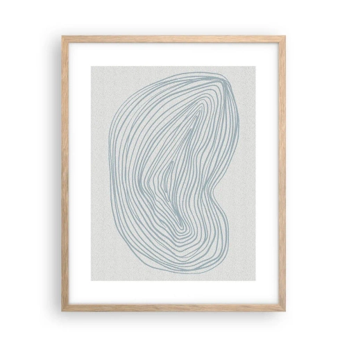 Affisch i ram av ljusek - Droppens leende - 40x50 cm