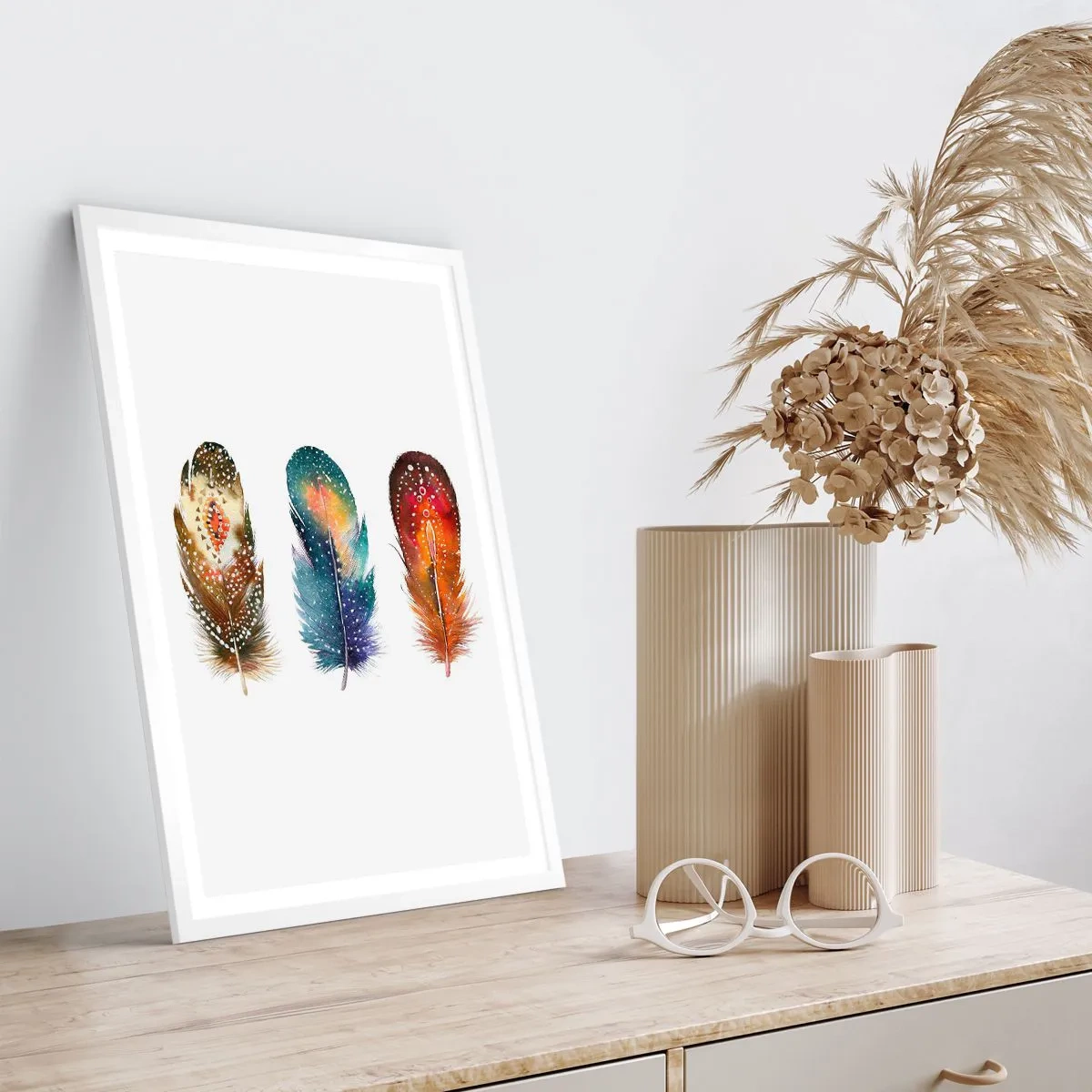 Affisch i vit ram - Ritualer, seder, hemligheter - 61x91 cm