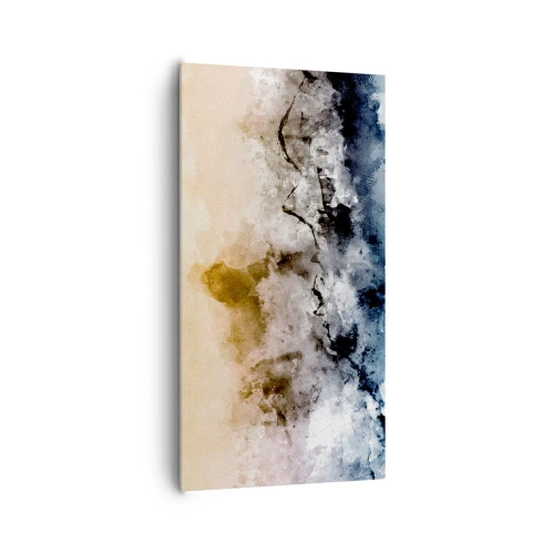 Canvastavla - Bild på duk - Dränkta i dimman - 65x120 cm
