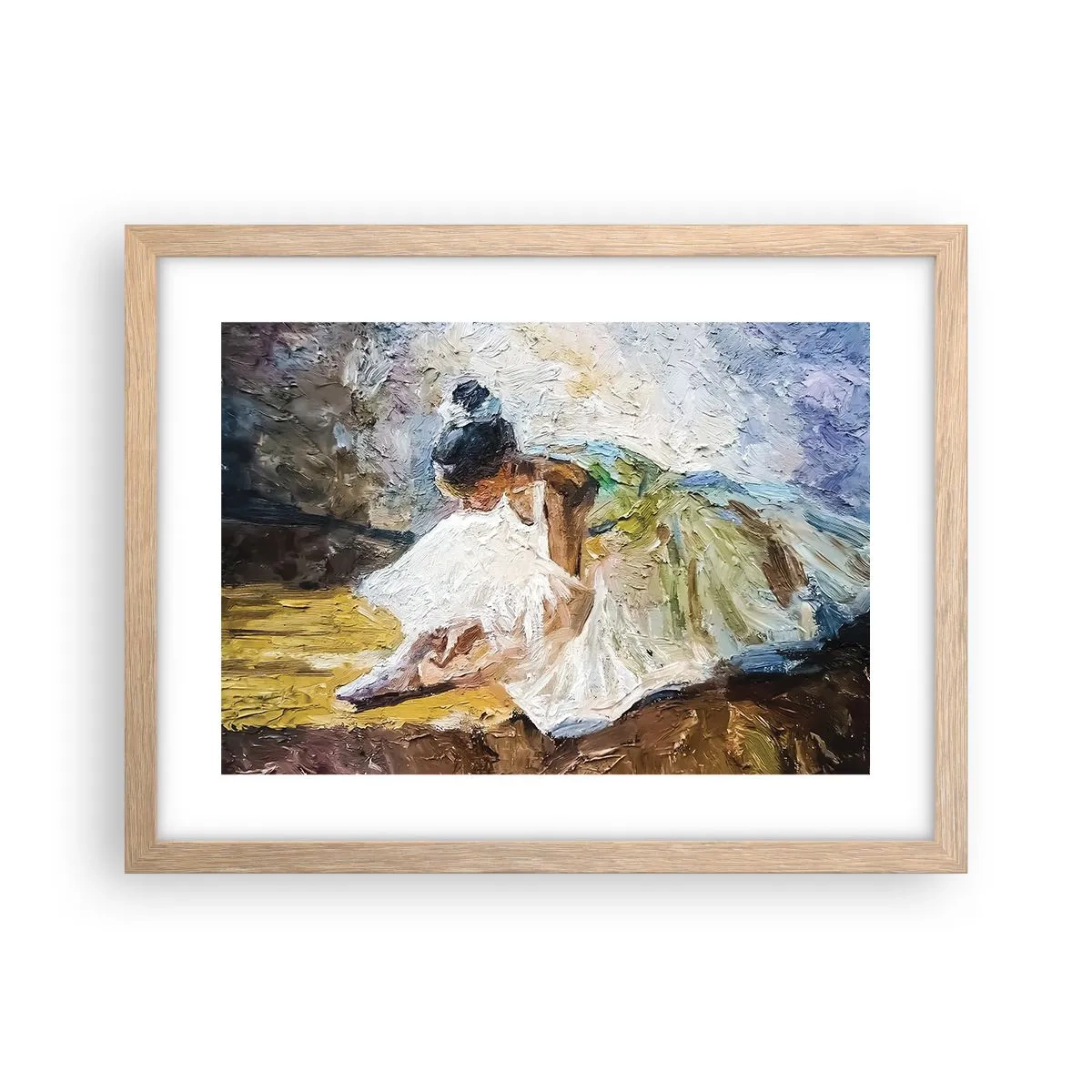 Affisch i ram av ljusek - Från Degas tavla - 40x30 cm