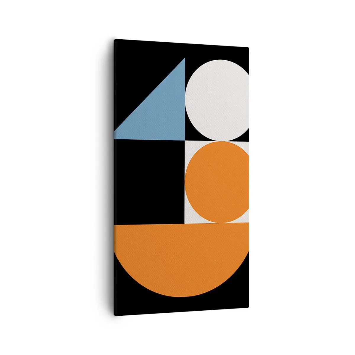 Canvastavla - Bild på duk - Geometriska figurer - 55x100 cm