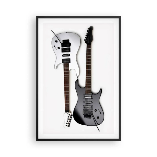 Affisch i svart ram - Formens harmoni - 61x91 cm