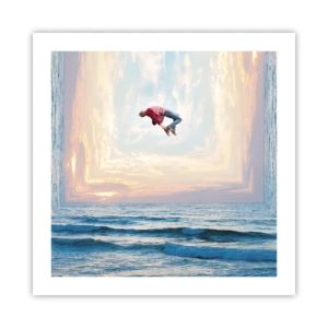 Affisch - Till en annan dimension - 50x50 cm