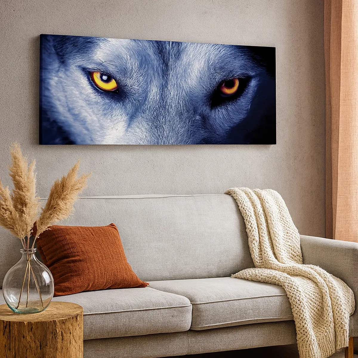 Canvastavla - Bild på duk - Hypnotiserade titt - 30x30 cm