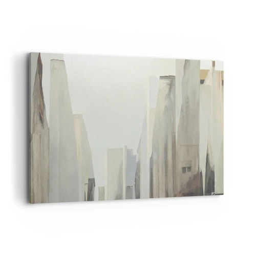 Canvastavla - Bild på duk - En dröm om staden - 120x80 cm