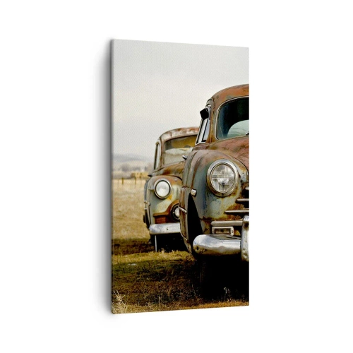 Canvastavla - Bild på duk - Välförtjänt vila - 45x80 cm