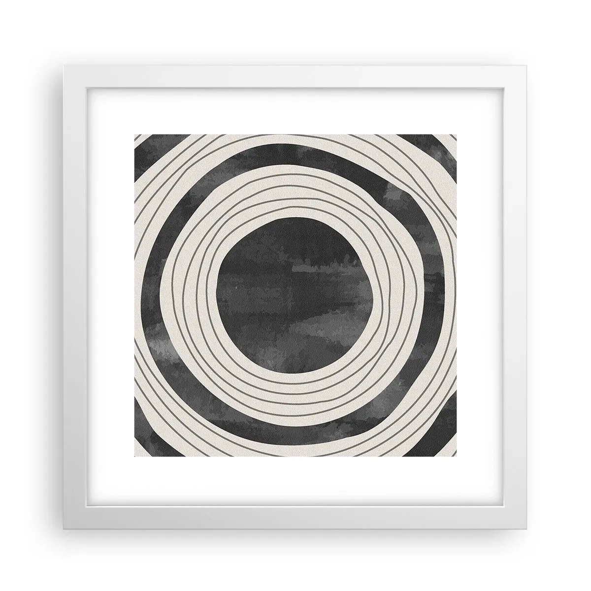 Affisch i vit ram - I själva kärnan - 30x30 cm