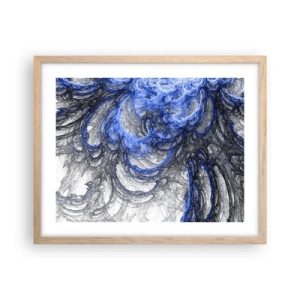 Affisch i ram av ljusek - Vågens födsel - 50x40 cm