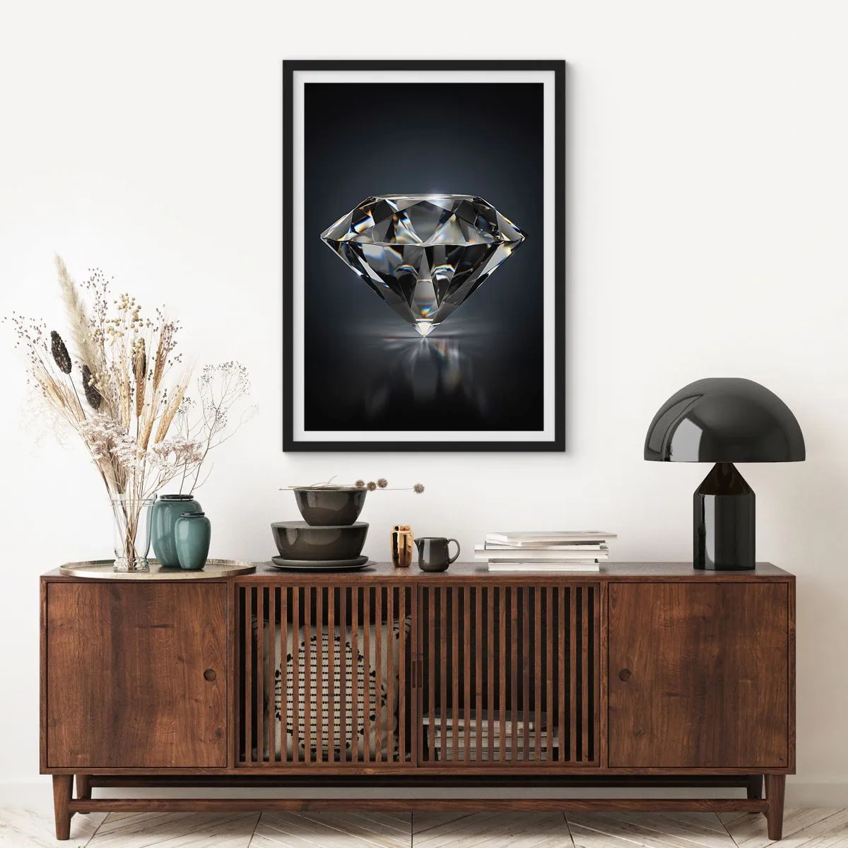 Affisch i svart ram - Bästa flickvännen - 61x91 cm