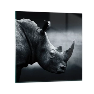 Glastavla - Bild på glas - Höger profil - 40x40 cm