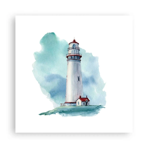 Affisch - Milda syster av det blåa - 40x40 cm