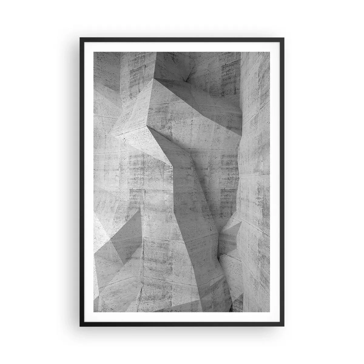 Affisch i svart ram - En riktig utmaning - 70x100 cm