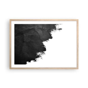 Affisch i ram av ljusek - Element: jord - 70x50 cm