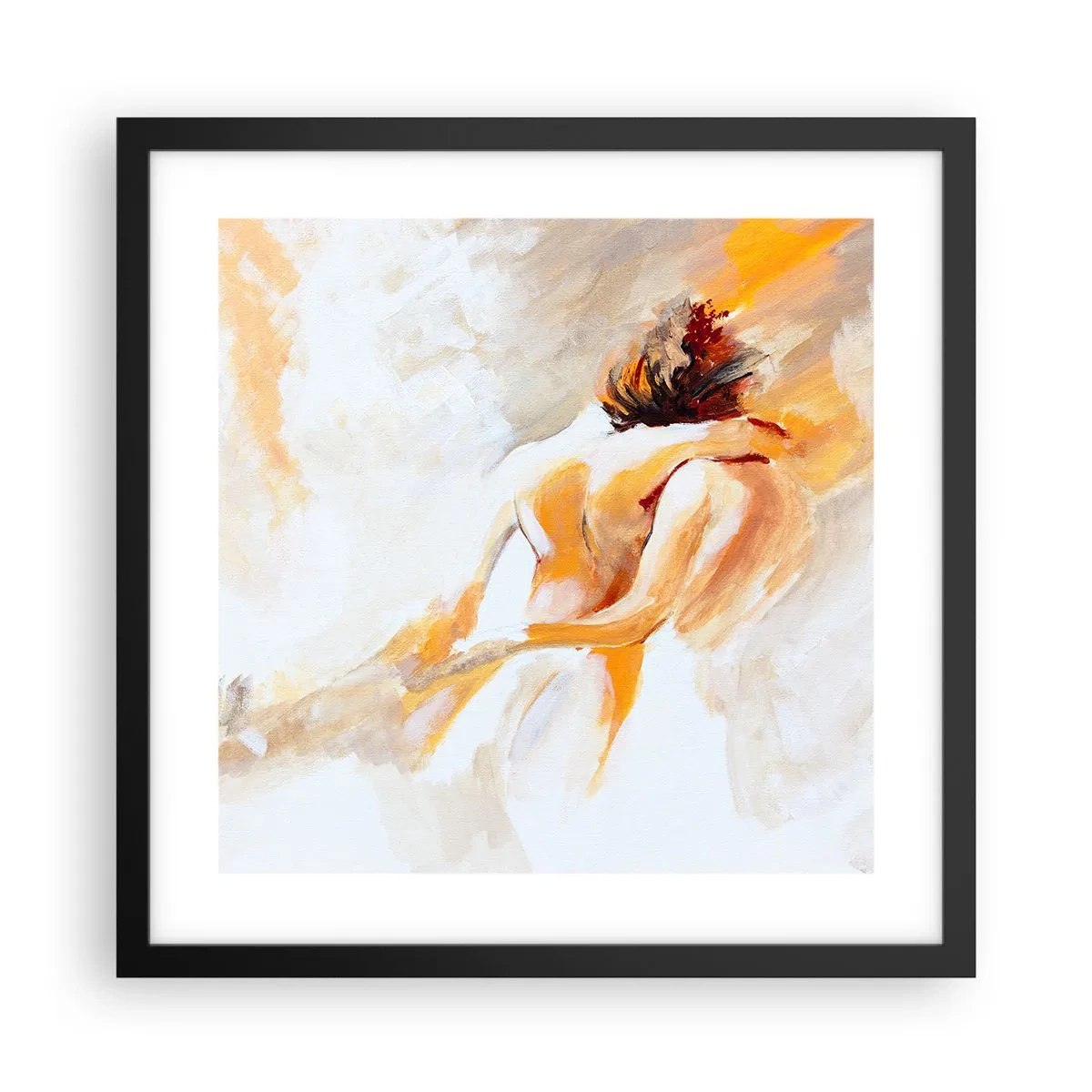 Affisch i svart ram - I närhetens himmel - 40x40 cm