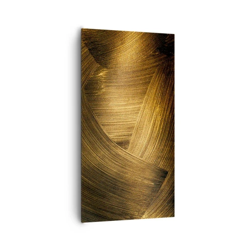 Canvastavla - Bild på duk - I gyllene labyrint - 65x120 cm