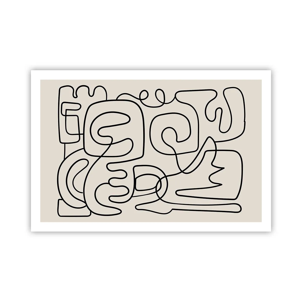 Affisch - Följ spåret - 91x61 cm