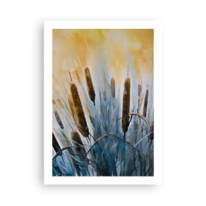 Affisch - Vattnets kyla, solens hetta - 50x70 cm