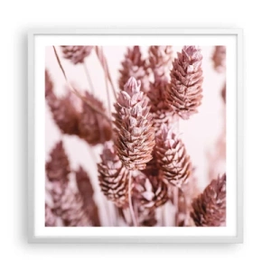 Affisch i vit ram - Skenet bedrar - 60x60 cm