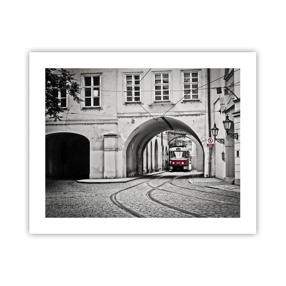 Affisch - Genom stadens labyrint - 50x40 cm