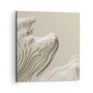 Canvastavla - Bild på duk - Konstens topografi - 70x70 cm