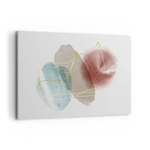 Canvastavla - Bild på duk - Rummets pärlor - 120x80 cm