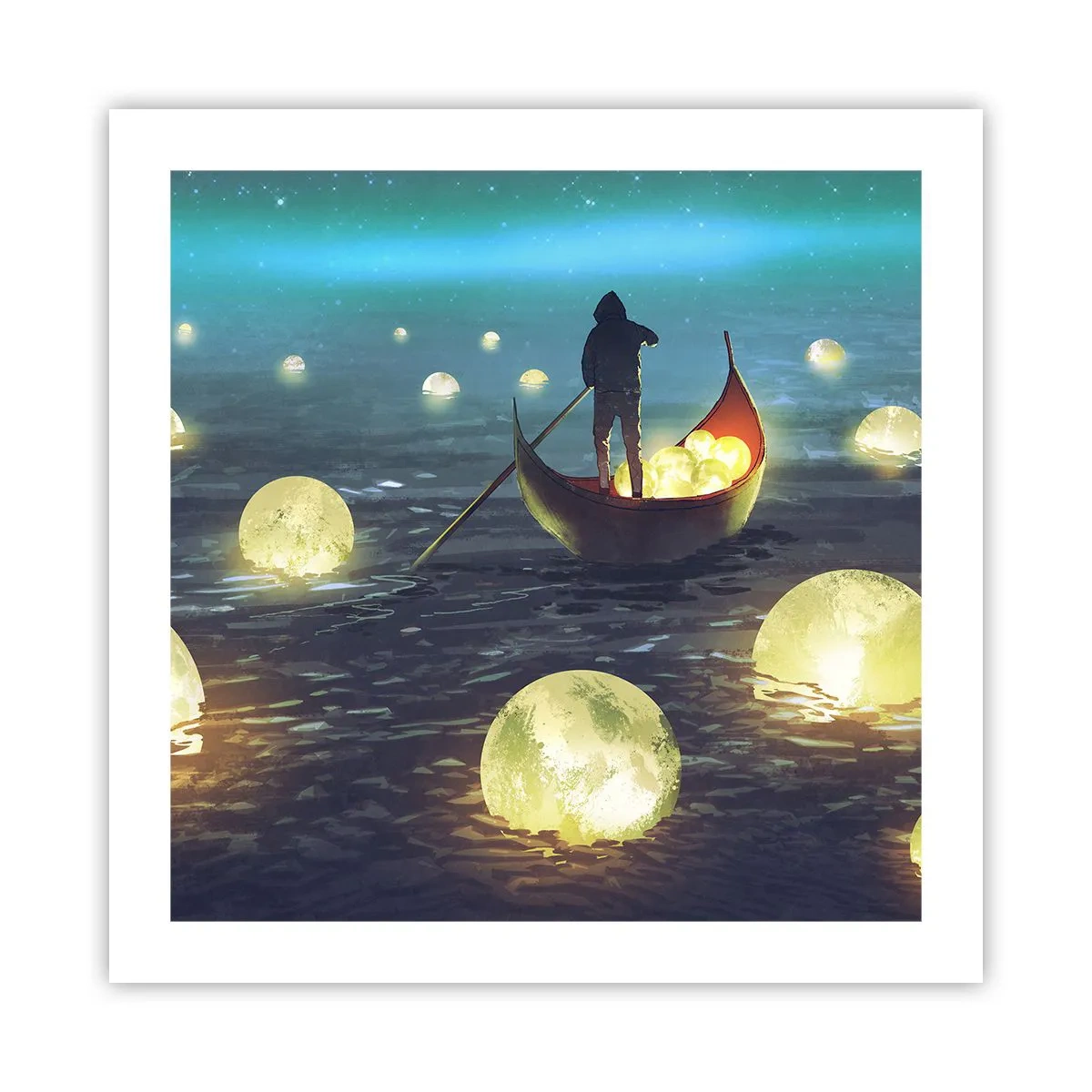 Affisch - Saker som filosoferna inte drömt om - 50x50 cm