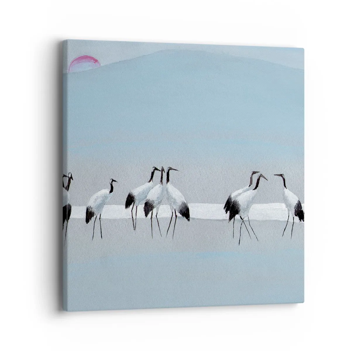 Canvastavla - Bild på duk - Efter en het dag - 40x40 cm