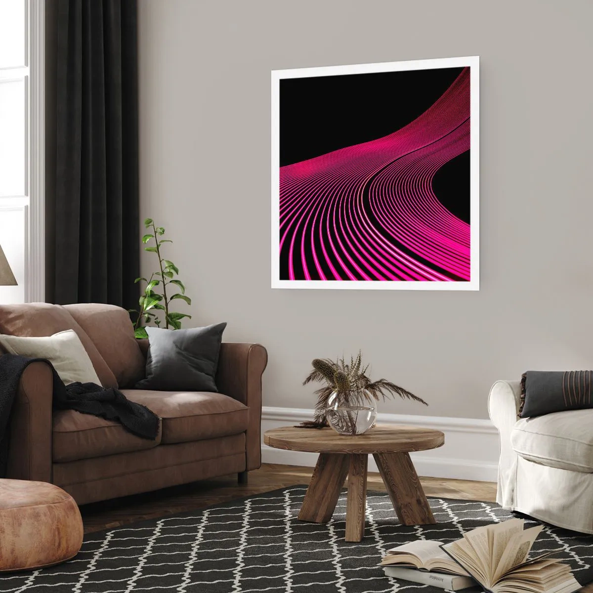 Affisch - Ljusets allé - 30x30 cm