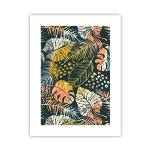 Affisch - Lövfantasi - 30x40 cm