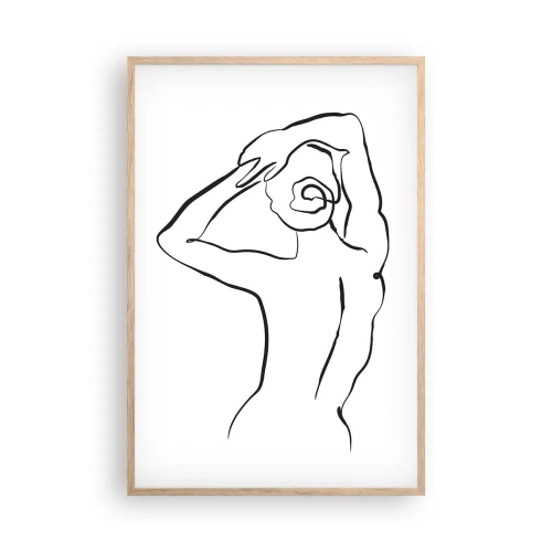 Affisch i ram av ljusek - Akten på morgonen - 61x91 cm