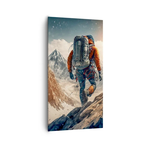 Canvastavla - Bild på duk - Ensam krigare - 65x120 cm