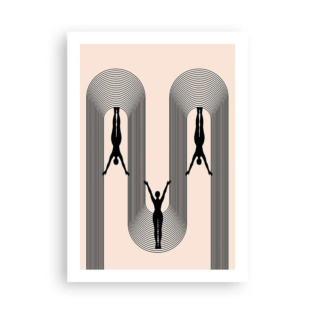 Affisch - Upp och ner - 50x70 cm