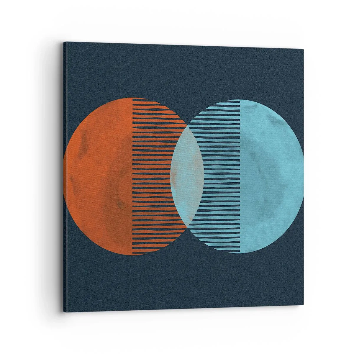 Canvastavla - Bild på duk - Astronomisk fantasi - 70x70 cm