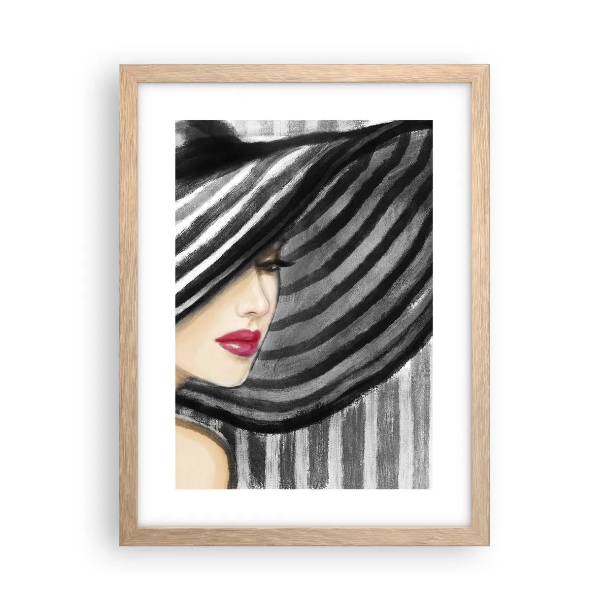 Affisch i ram av ljusek - Var hittar jag dig? - 30x40 cm