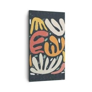 Canvastavla - Bild på duk - Komposition - Jag tar snart tag i dig  - 45x80 cm