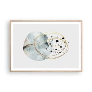 Affisch i ram av ljusek - I rummets famn - 100x70 cm