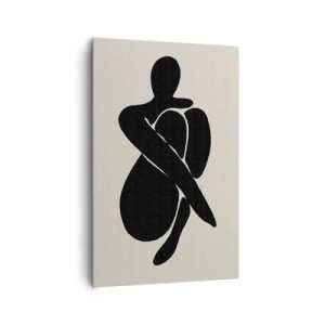 Canvastavla - Bild på duk - I min egen famn - 80x120 cm