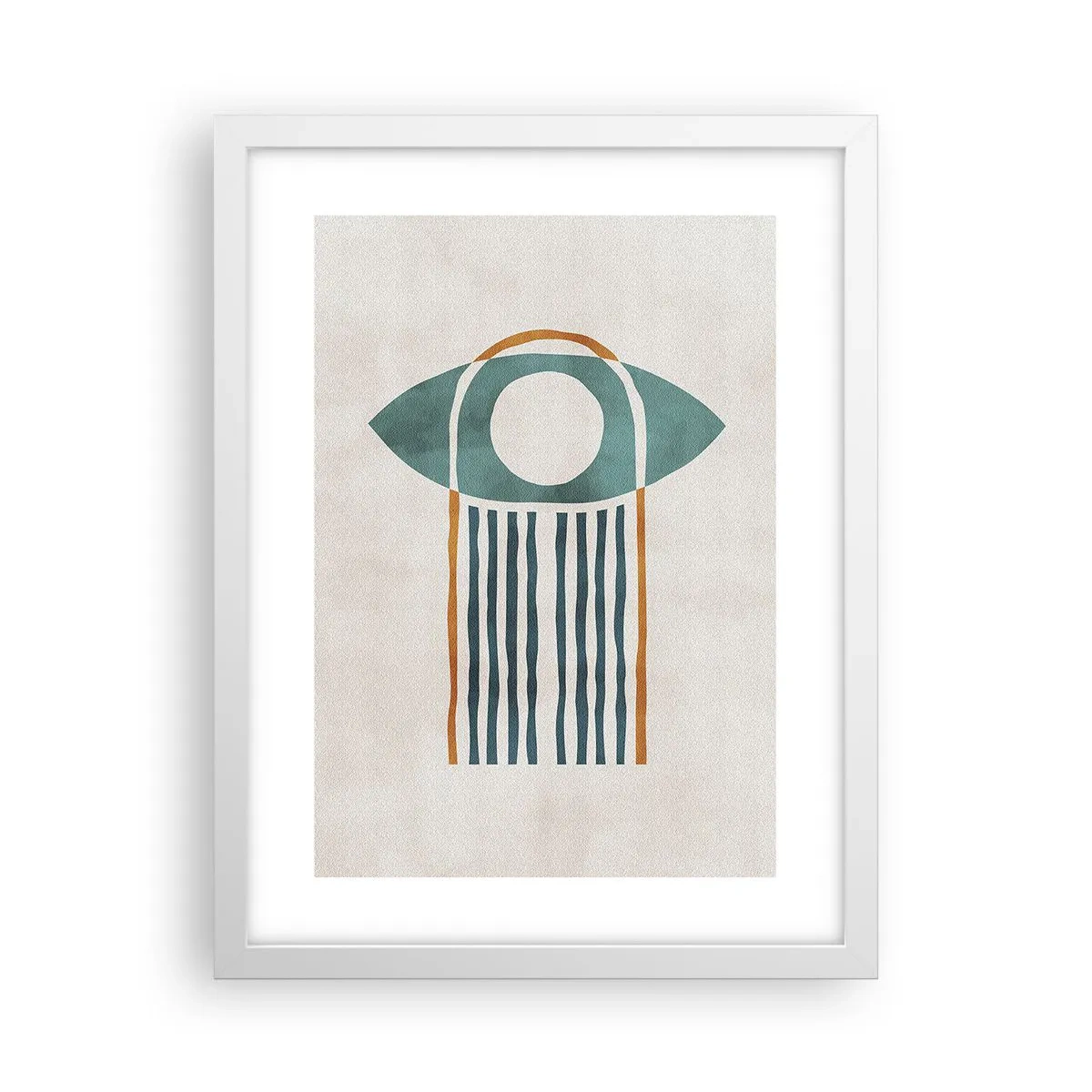 Affisch i vit ram - Tecken och ritualer - 30x40 cm