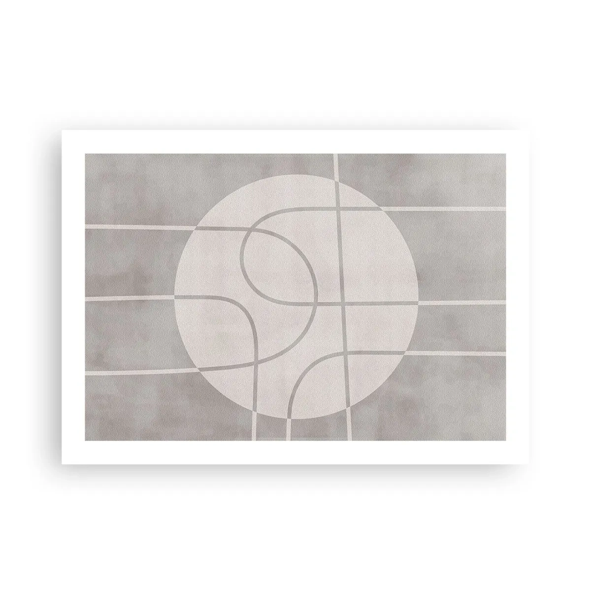 Affisch - Cirkulärt och rakt fram - 70x50 cm