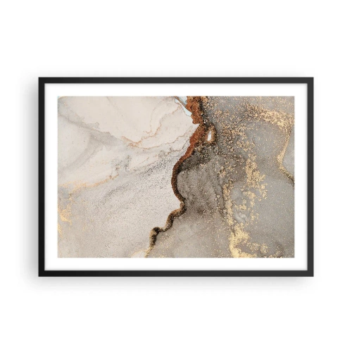 Affisch i svart ram - På färgernas gräns - 70x50 cm