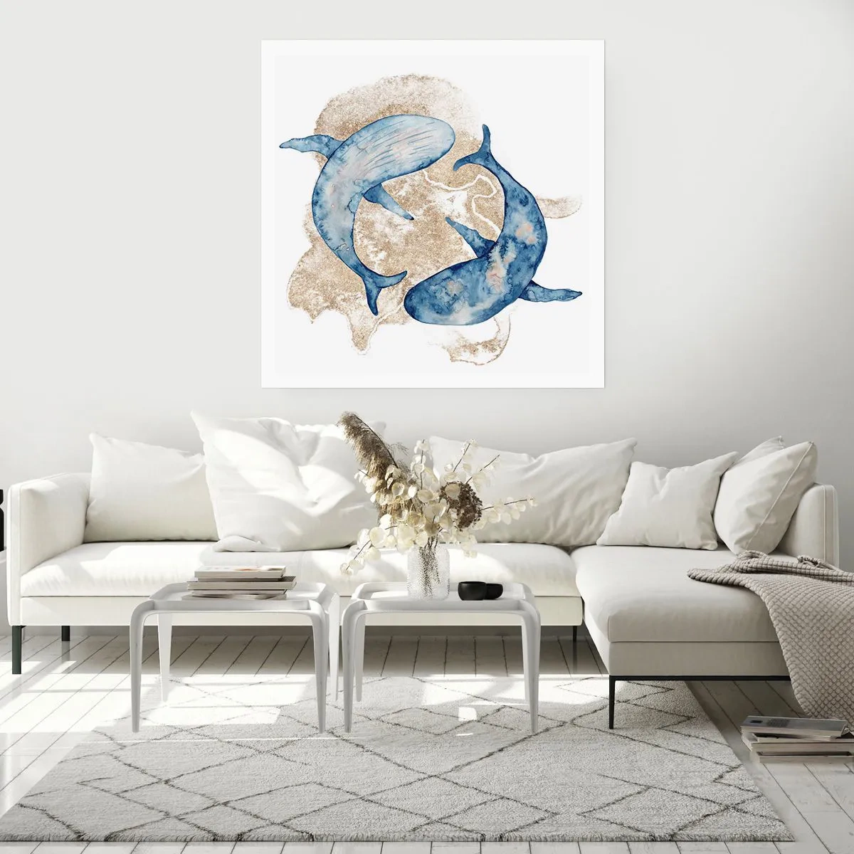 Affisch - Vänskap eller kärlek? - 60x60 cm