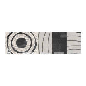 Provbit av fototapet Premium Sand - I själva kärnan - Hjul, Minimalism, Åldrig - 100x30 cm