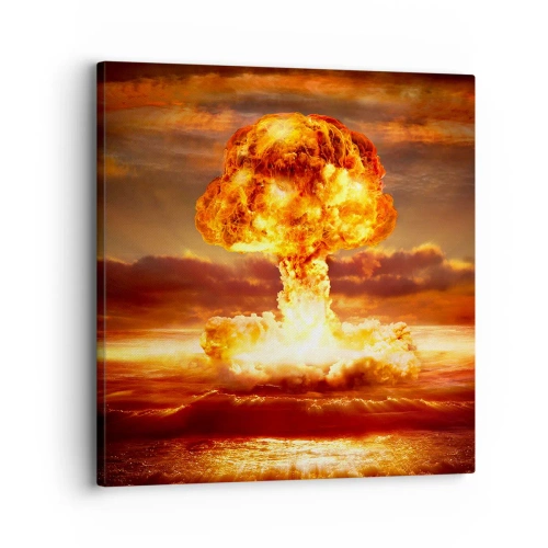 Canvastavla - Bild på duk - Och så blir det slut - 30x30 cm