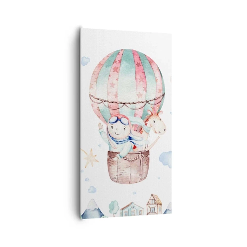 Canvastavla - Bild på duk - Vi är snart tillbaka! - 65x120 cm