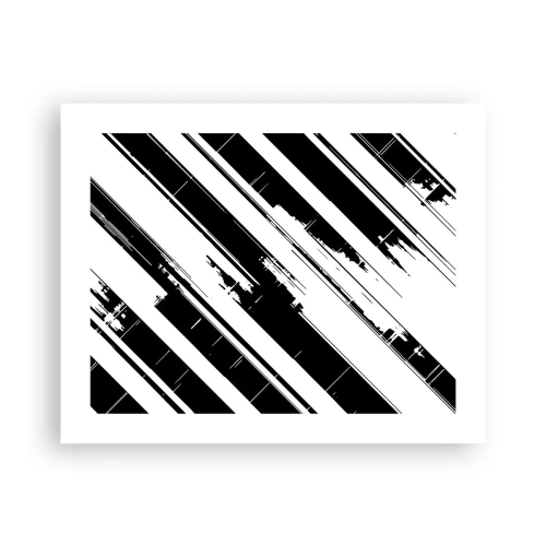 Affisch - Intensiv och dynamisk komposition - 50x40 cm