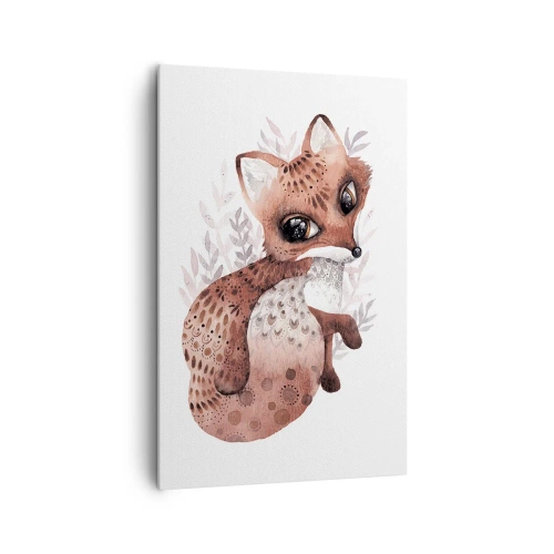 Canvastavla - Bild på duk - Bara älska - 80x120 cm